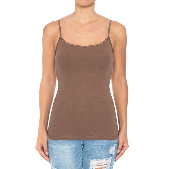 CLASSIC BRA-STRAP CAMISOLE WITH BUILT-IN BRA