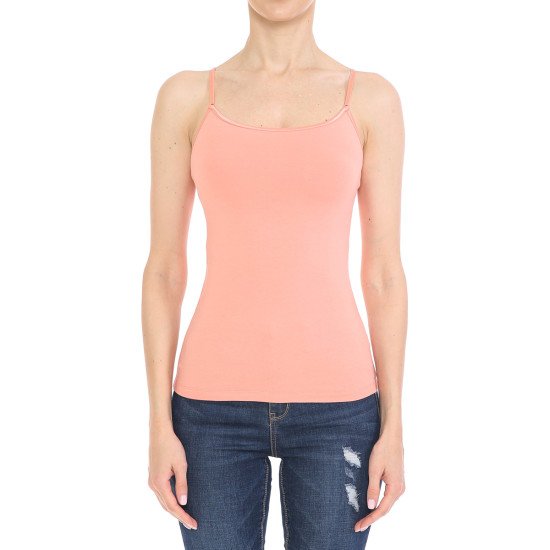 CLASSIC BRA-STRAP CAMISOLE WITH BUILT-IN BRA
