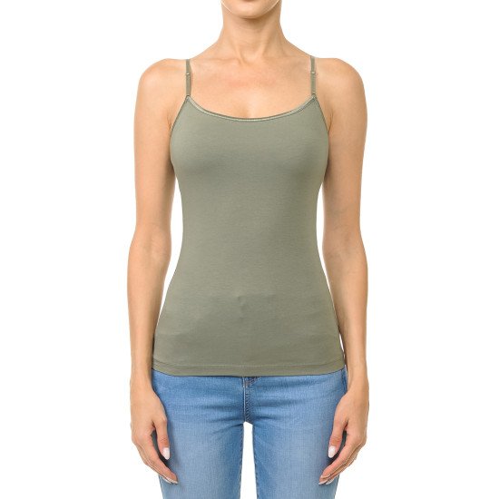 CLASSIC BRA-STRAP CAMISOLE WITH BUILT-IN BRA