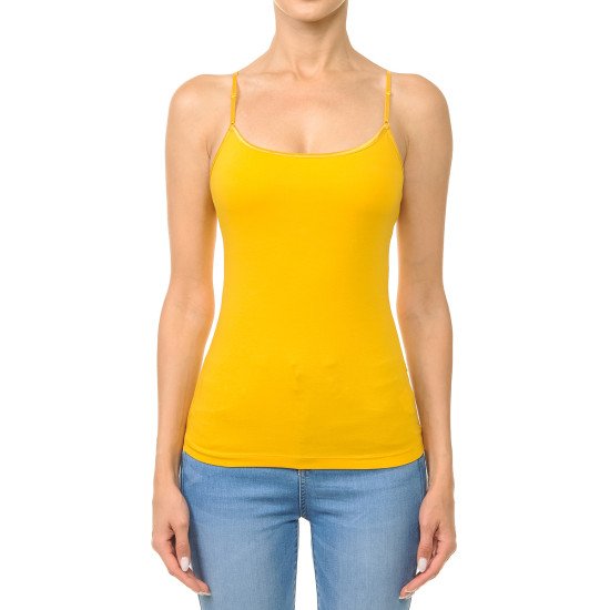 CLASSIC BRA-STRAP CAMISOLE WITH BUILT-IN BRA