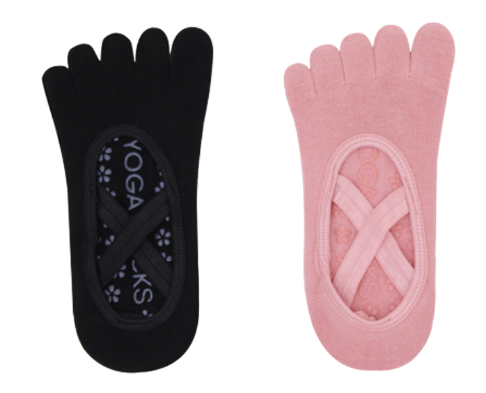 Yoga & Pilates anti-slip toe socks