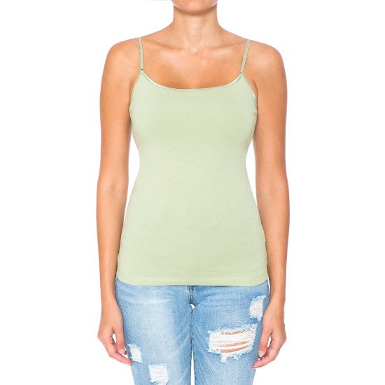 CLASSIC BRA-STRAP CAMISOLE WITH BUILT-IN BRA