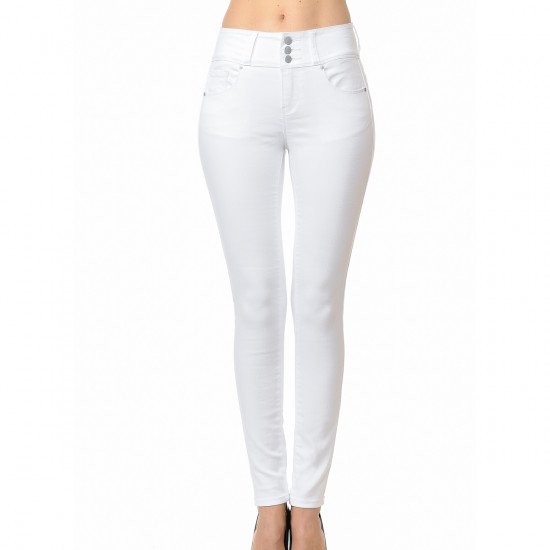 HIGH-RISE PUSH-UP SUPER COMFY 3 BUTTON SKINNY