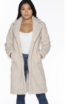 Symbiosis Faux Fur Jacket