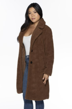 Symbiosis Faux Fur Jacket