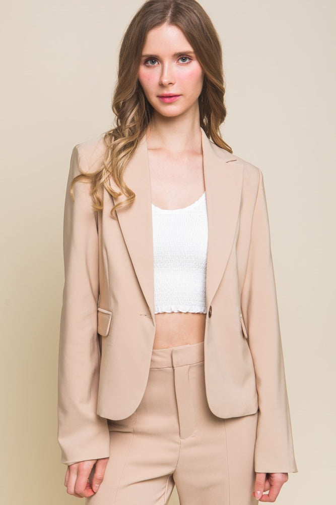 
                  
                    Casual Solid Long Sleeve Classic Blazer
                  
                