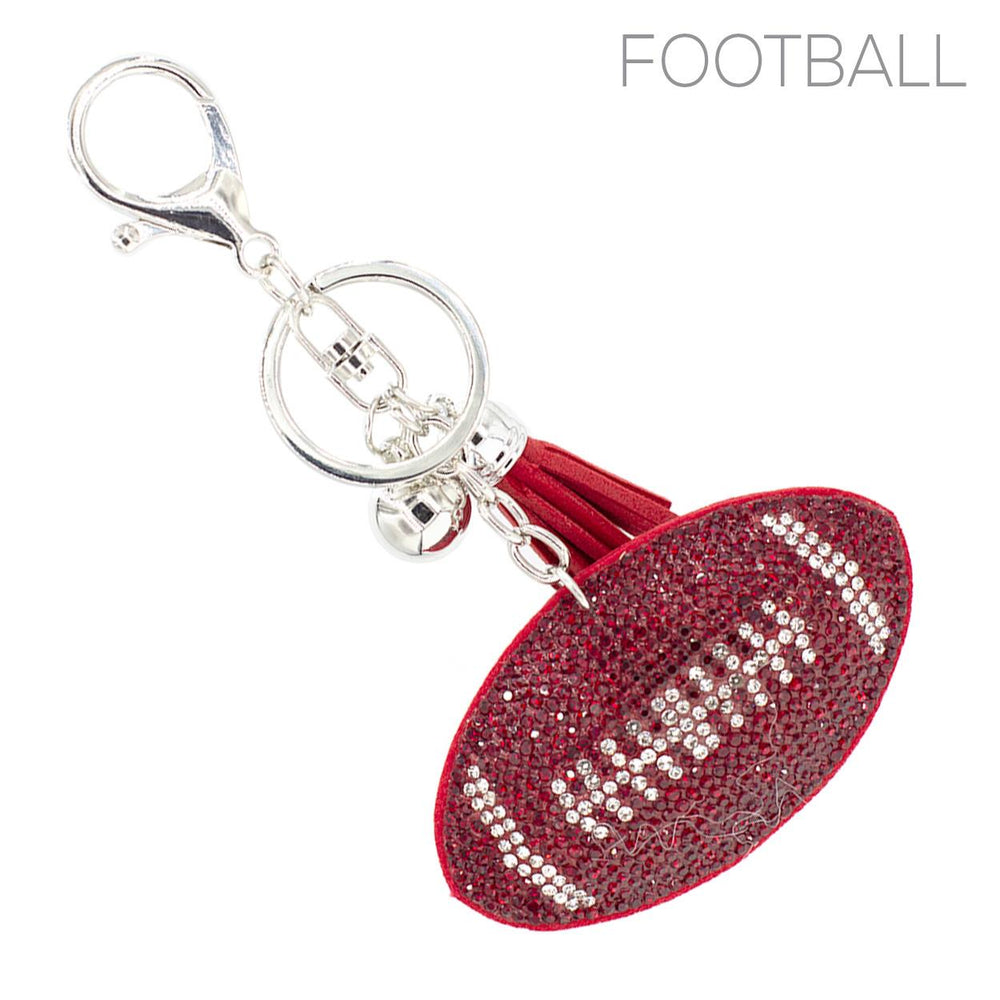 RHINESTONE Plush keychain