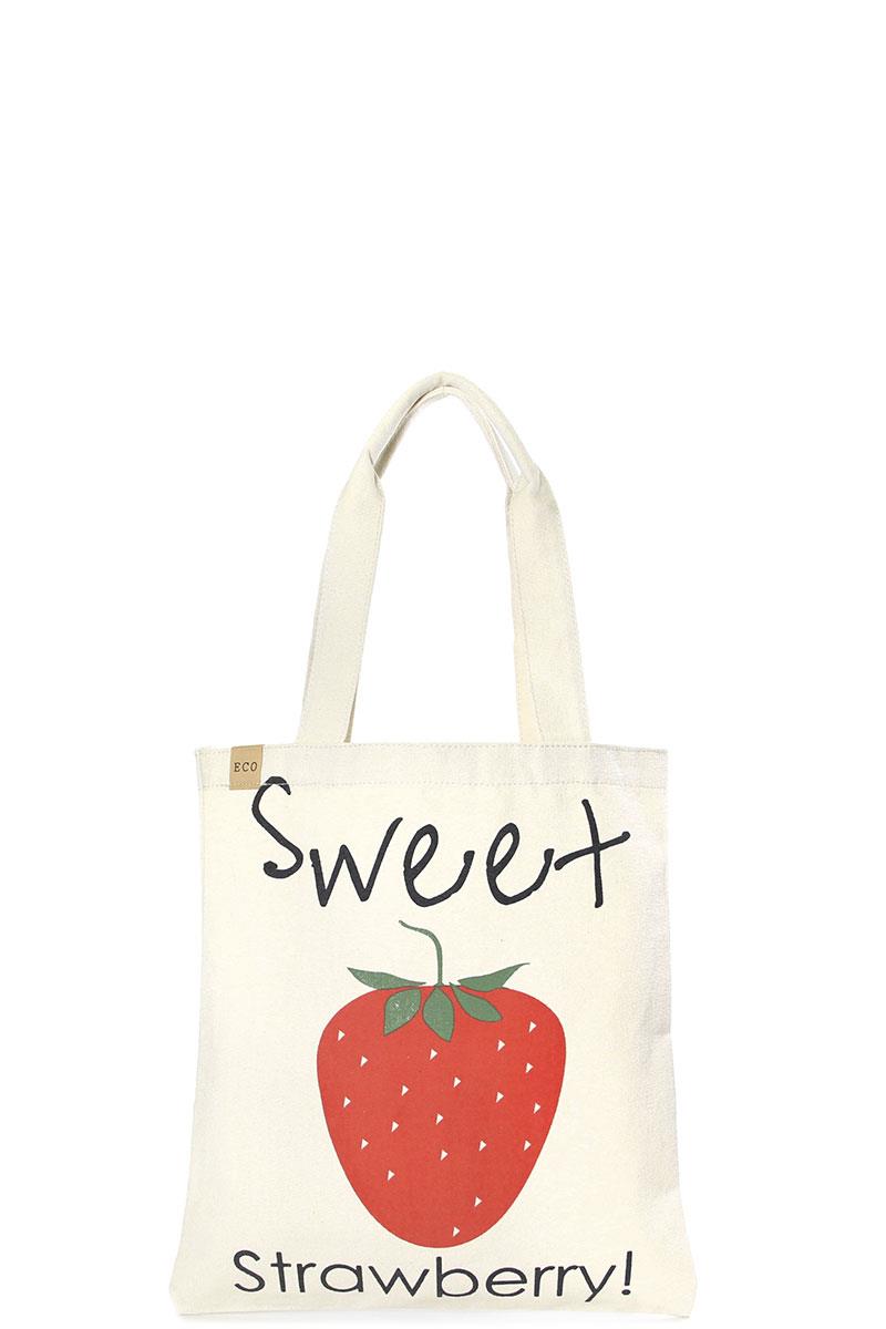 Sweet Strawberry ECO TOTE BAG