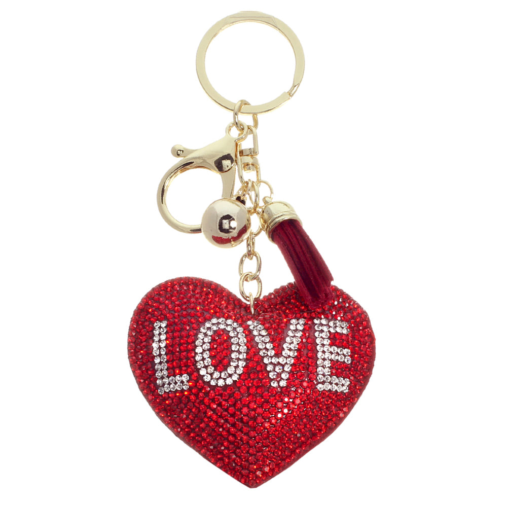 RHINESTONE KEYCHAIN