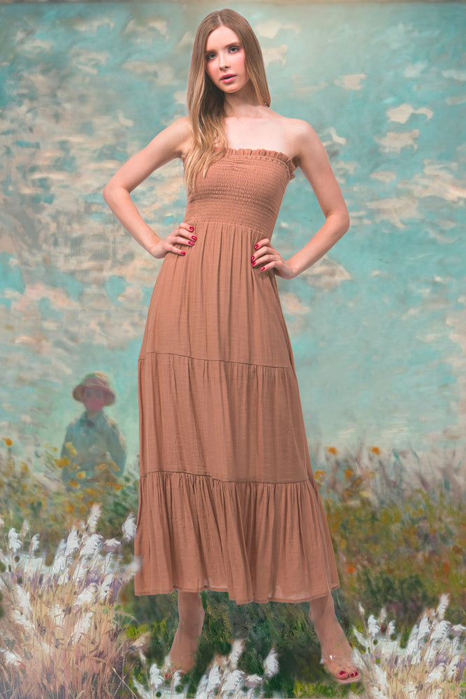 
                  
                    Strapless Maxi Dress
                  
                