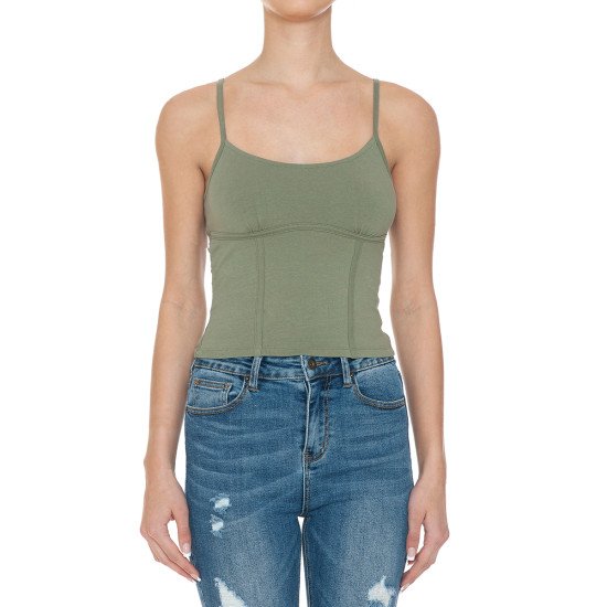 
                  
                    BUSTIER CROPPED TANK TOP
                  
                