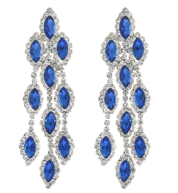 RHINESTONE MARQUISE DROP EARRING