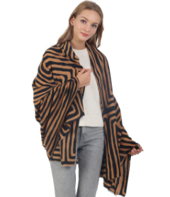 STRIPE SKINNY SCARF