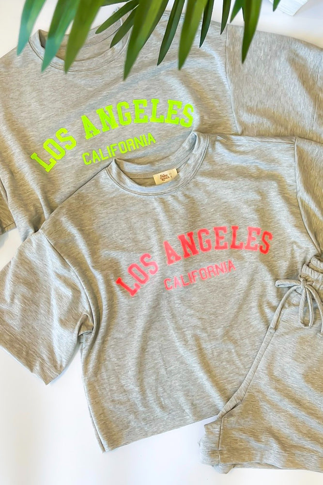 
                  
                    Los Angeles Neon French Terry T-shirt
                  
                
