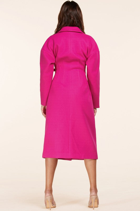 Hot pink coat L Hot pink coat L