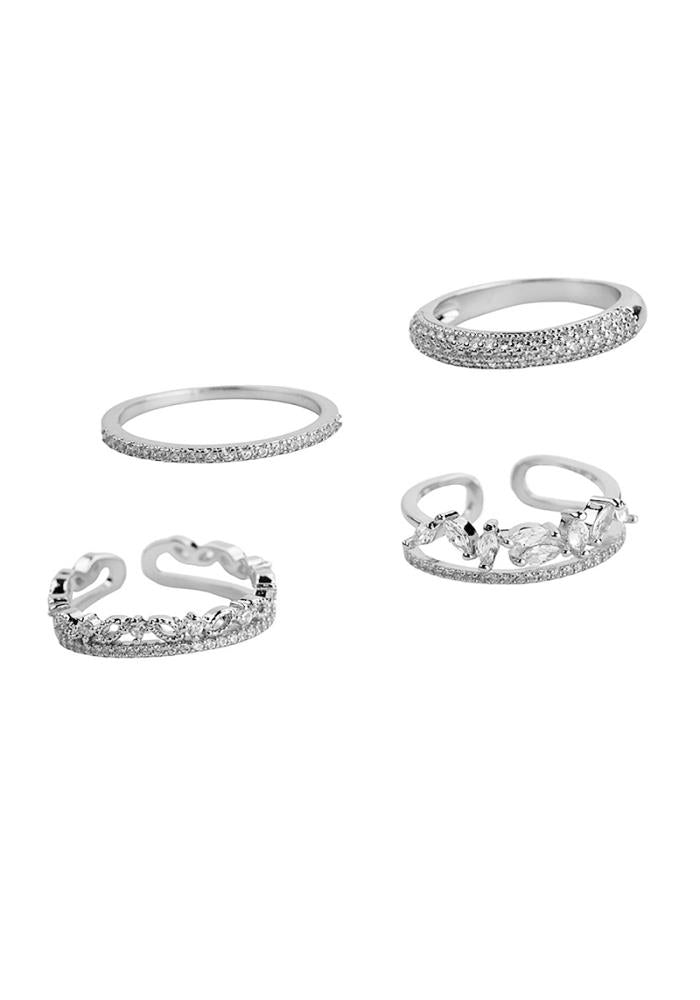 
                  
                    MARQUISE CRYSTAL 4 PC RING SET
                  
                