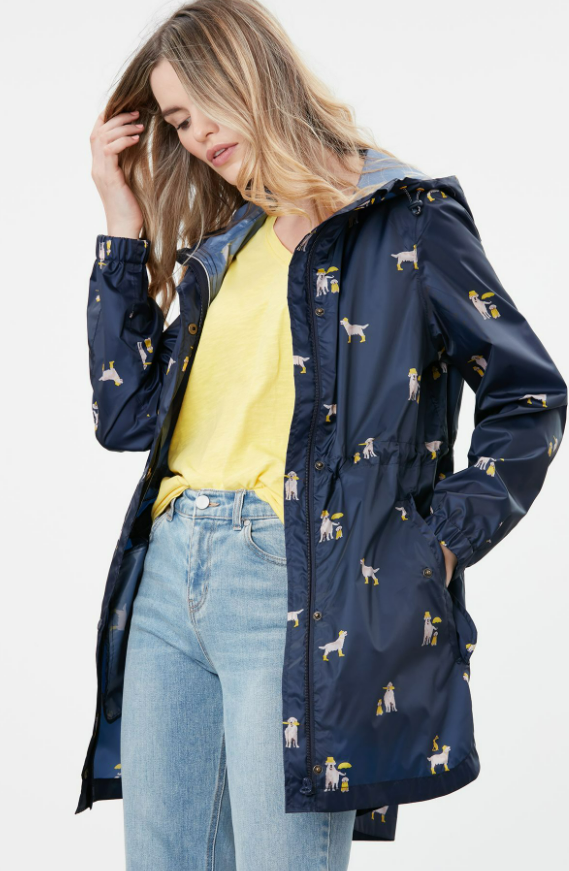 Joules golightly waterproof shop packaway coat