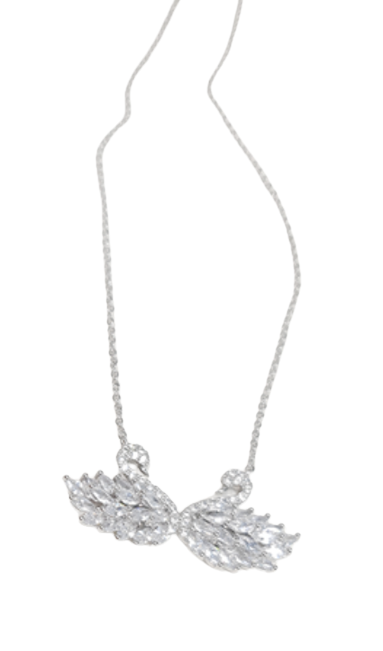
                  
                    Swan necklace & earrings set
                  
                