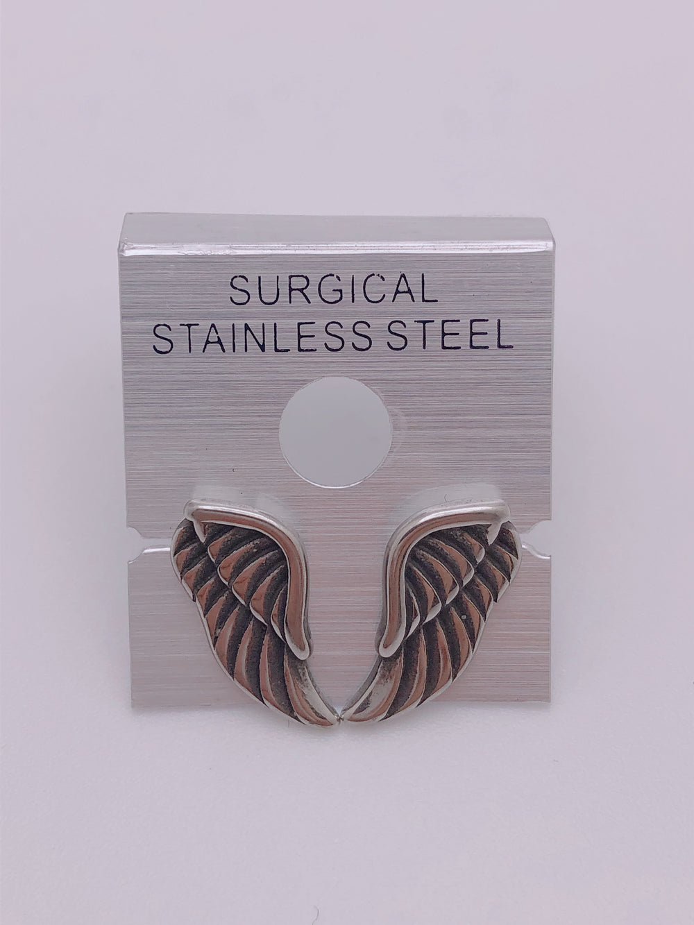 Surgical stainless steel  angel wings earrings