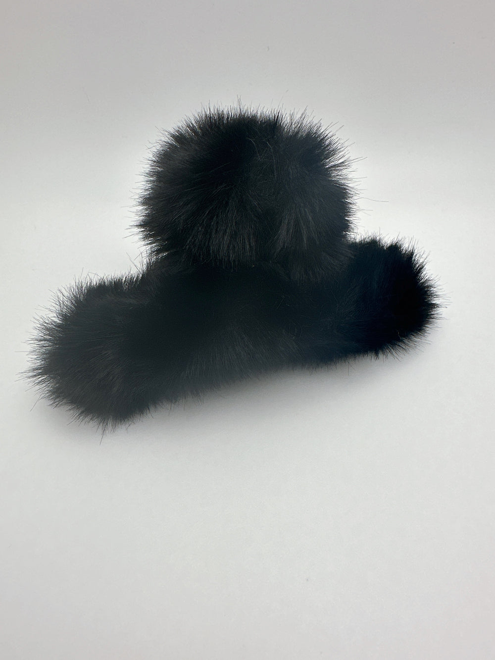 Faux Fur Hair Claw Clip