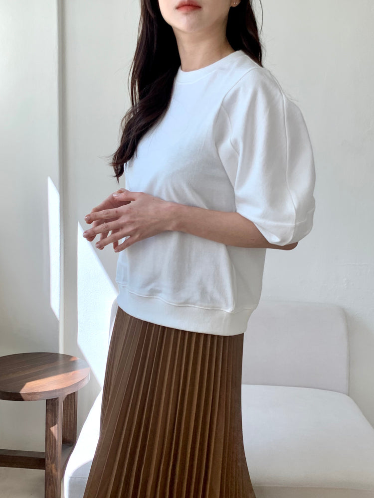 
                  
                    Faux leather Pleated Skirt
                  
                