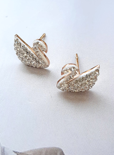 
                  
                    Swan earrings
                  
                