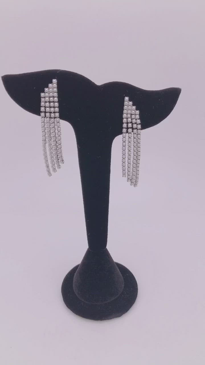 Long Beaded Earrings